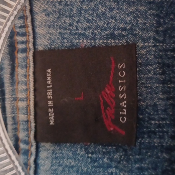 FUBU short Jean jacket women's size large - Picture 3 of 3